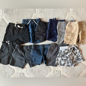 Huge Lot of 11 Pair Boys’ Shorts - Size 18m